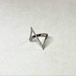 Zig Zag Silver Ring